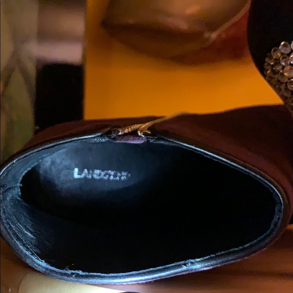 Boots , dark purple Swede Leather 81/2 - Picture 3 of 3